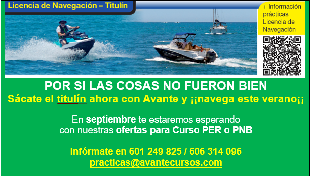 Publicidad de licencia de navegación